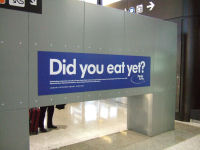 Did you eat yet?
